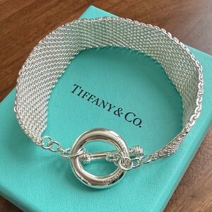 Tiffany & Co. Silver Mesh Toggle Bracelet